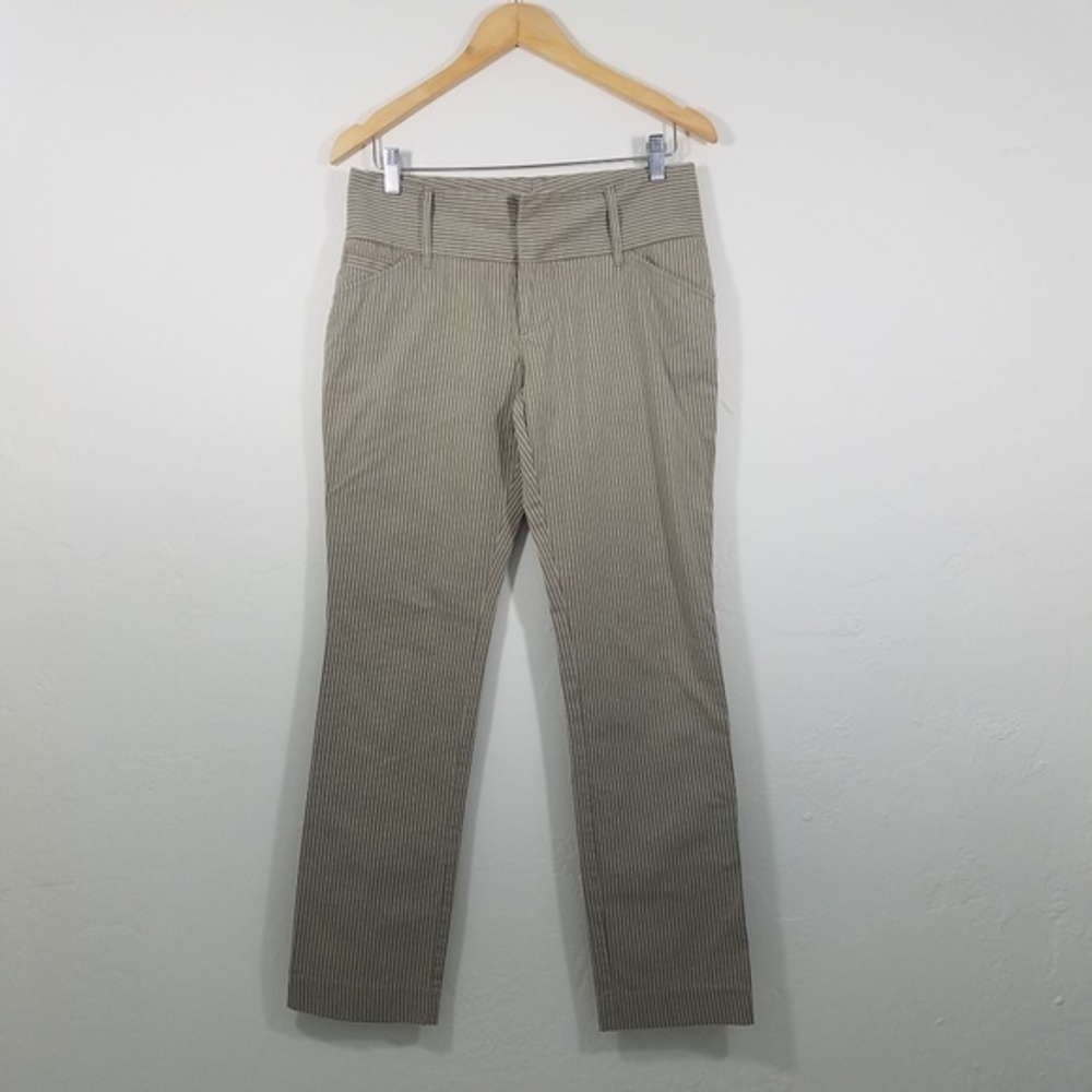 Old Navy Stretch Striped Trousers Pants Si…